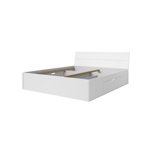Łóżko z szufladami 160x200 BETA BE51 białe